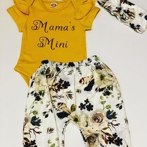 12 Month Boutique Baby Girl Outfit